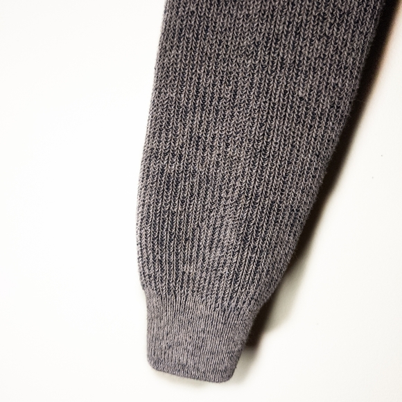 LE CHÂTEAU BROWN COTTON MENS CREW NECK SWEATER - Picture 4 of 6